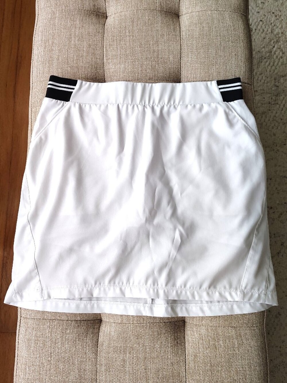 Tee Time White Skort 16 Inches Long